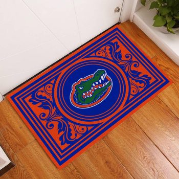 Florida Gators Floral Luxury Front Entrance Doormat Indoor Inside DM1479
