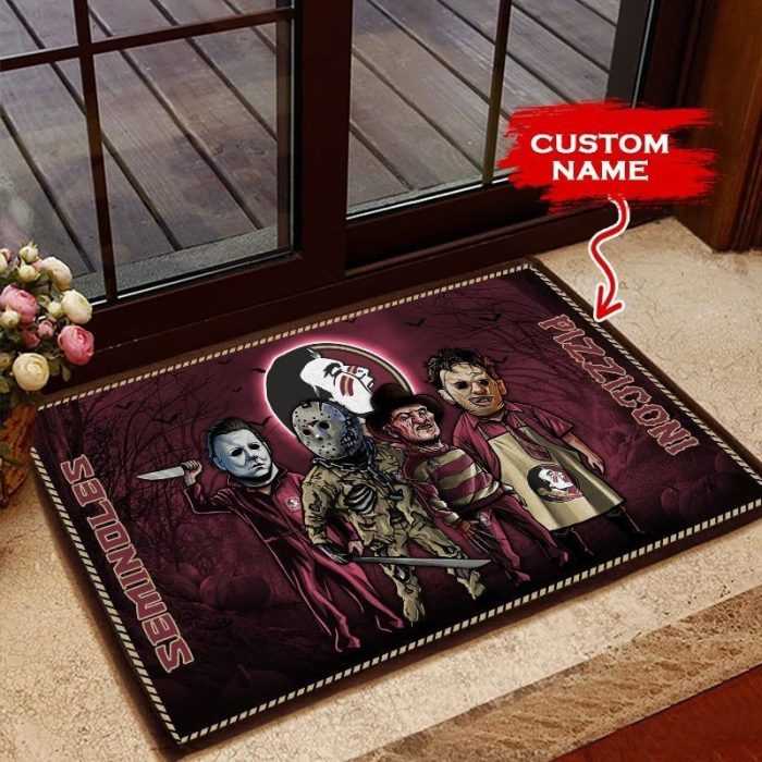 Florida-State-Seminoles-3D-Doormats-Halloween-NCAA-Custom-Name-DM1009 Florida State Seminoles 3D Doormats Halloween NCAA Custom Name DM1009