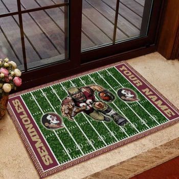 Florida State Seminoles Football Home Field Mascot Custom Doormat DM1338