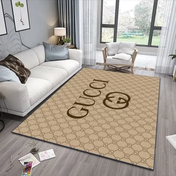 Gucci Fashion Logo Limited Edition Luxury Brand Area Rug Carpet Floor Decor RR3076