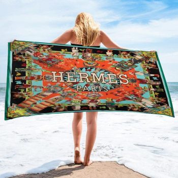 Hermes Beach Towel Luxury Brand Hot Trending Summer 2023 BT00479