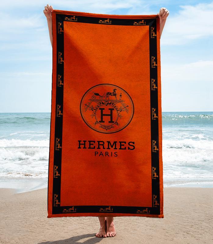 Hermes-Beach-Towel-Luxury-Brand-Hot-Trending-Summer-2023-BT00483 Hermes Beach Towel Luxury Brand Hot Trending Summer 2023 BT00483