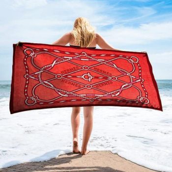 Hermes Beach Towel Luxury Brand Hot Trending Summer 2023 BT00486