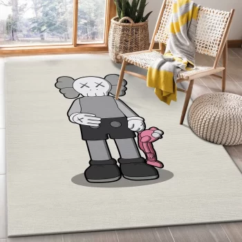 Kaws Share Cream Area Rug Bedroom Rug Carpet Christmas Gift Decor RR3182