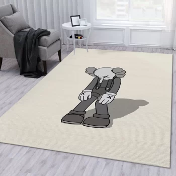 Kaws Small Lie Figure Area Rug Living Room Area Rug Carpet Christmas Gift Decor RR3183