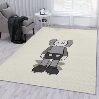 Kaws Standing Grey Fashion Brand Area Rug Carpet Living Room Rug Floor Decor Floor Decor RR3189