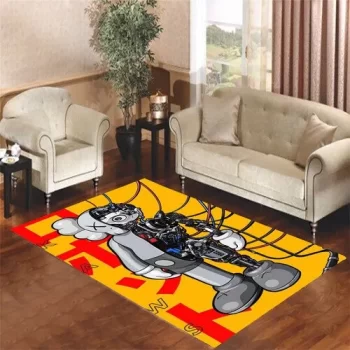 Kaws Yellow Cartoon Living Room Carpet Area Rugs RR2895