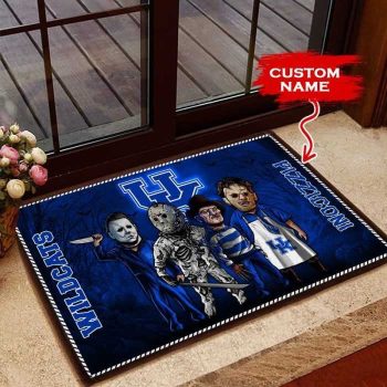 Kentucky Wildcats 3D Doormats Halloween NCAA Custom Name DM1021