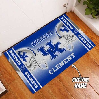 Kentucky Wildcats Custom Name Funny Luxury Front Entrance Doormat DM1663