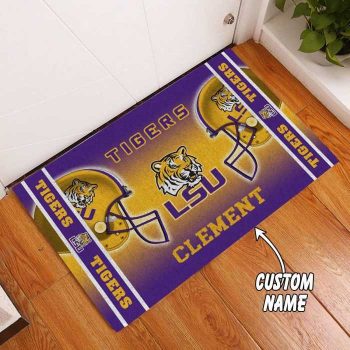 Lsu Tigers Custom Name Funny Luxury Front Entrance Doormat DM1617