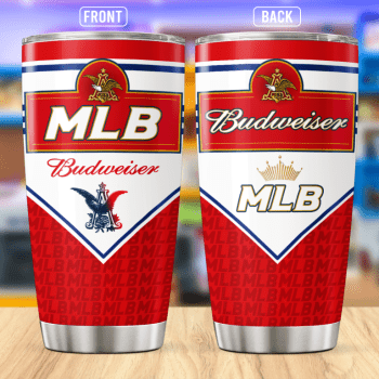 MLB Budweiser Stainless Steel Tumbler 20oz