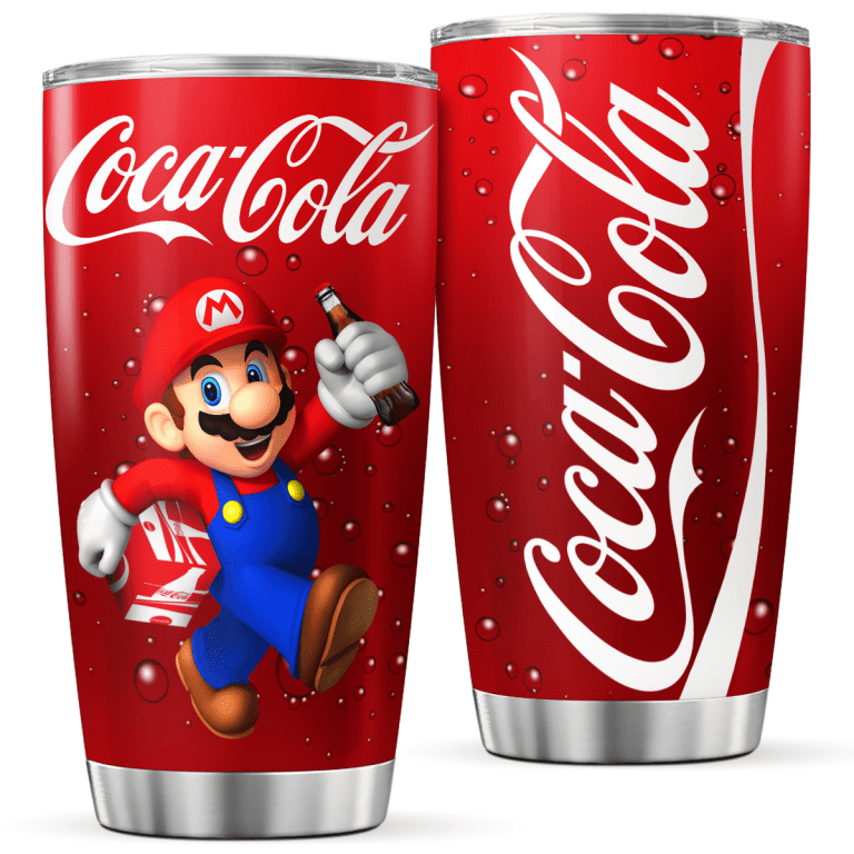 Mario-Coca-Cola-Stainless-Steel-Tumbler-20oz-1
