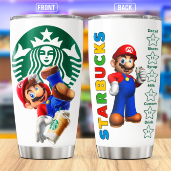 Mario Starbuck Stainless Steel Tumbler 20oz