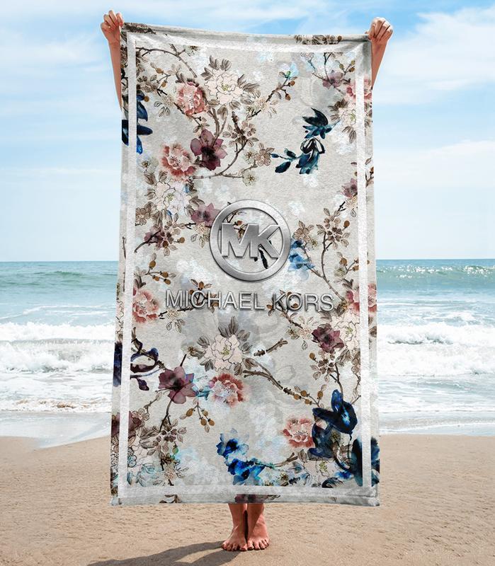 Michael-Kors-Beach-Towel-Luxury-Brand-Hot-Trending-Summer-2023-BT00405 Michael Kors Beach Towel Luxury Brand Hot Trending Summer 2023 BT00405
