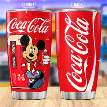 Mickey Coca Cola Stainless Steel Tumbler 20oz