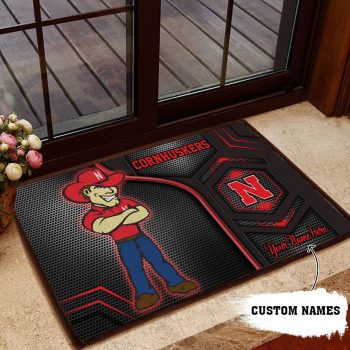 Nebraska Cornhuskers 3D Doormats NCAA Custom Name Doormat DM1116