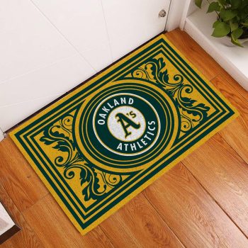 Oakland Athletics Luxury Front Entrance Doormat Indoor Inside MLB DM1469