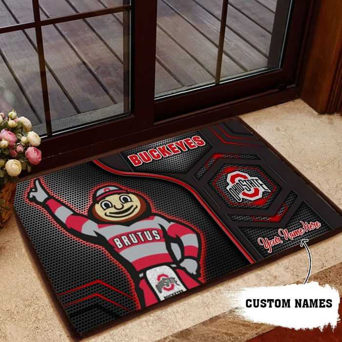 Ohio-State-Buckeyes-3D-Doormats-NCAA-Custom-Name-DM1161 Ohio State Buckeyes 3D Doormats NCAA Custom Name DM1161