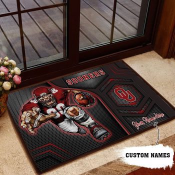 Oklahoma Sooners 3D Doormats NCAA Custom Name Doormat DM1121