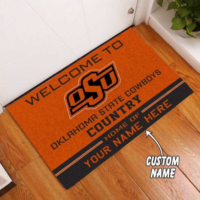 Oklahoma-State-Cowboys-Country-Custom-Name-Funny-Luxury-Font-Doormat-Welcome-Mat-DM2015 Oklahoma State Cowboys Country Custom Name Funny Luxury Font Doormat Welcome Mat DM2015
