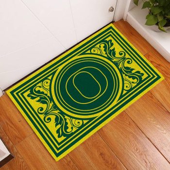 Oregon Ducks Floral Funny Luxury Front Entrance Doormat Indoor DM1621