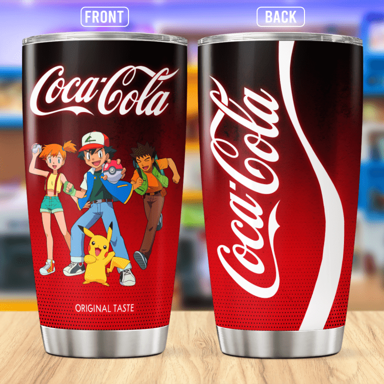 Pokemon-Coca-Cola-Stainless-Steel-Tumbler-20oz Pokemon Coca Cola Stainless Steel Tumbler 20oz