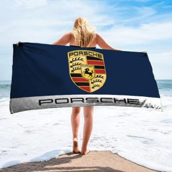 Porsche Ag Beach Towel Luxury Brand Hot Trending Summer 2023 BT00378