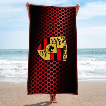 Porsche Ag Beach Towel Luxury Brand Hot Trending Summer 2023 BT00383