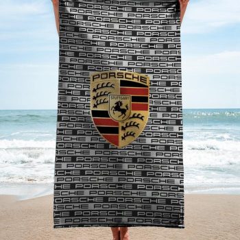 Porsche Beach Towel Luxury Brand Hot Trending Summer 2023 BT00377