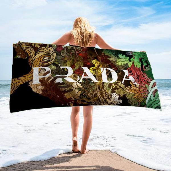 Prada-Beach-Towel-Luxury-Brand-Hot-Trending-Summer-2023-BT00368 Prada Beach Towel Luxury Brand Hot Trending Summer 2023 BT00368