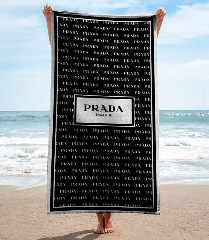 Prada-Beach-Towel-Luxury-Brand-Hot-Trending-Summer-2023-BT00370 Prada Beach Towel Luxury Brand Hot Trending Summer 2023 BT00370
