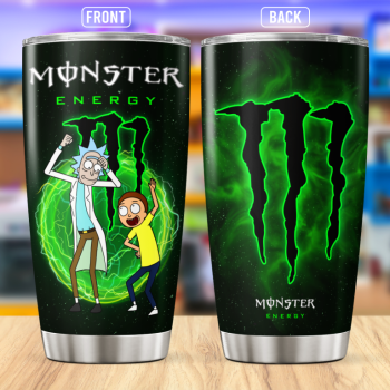 Rick Anh Morty Monster Stainless Steel Tumbler 20oz