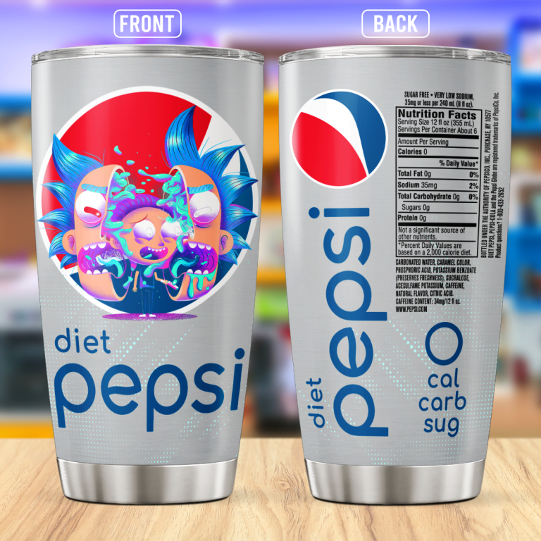 Rick-Anh-Morty-Pepsi-Stainless-Steel-Tumbler-20oz Rick Anh Morty Pepsi Stainless Steel Tumbler 20oz