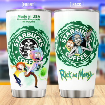 Rick Anh Morty Starbuck Stainless Steel Tumbler 20oz