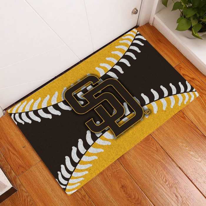 San-Diego-Padres-Baseball-Luxury-Front-Entrance-Doormat-Indoor-DM1488 San Diego Padres Baseball Luxury Front Entrance Doormat Indoor DM1488