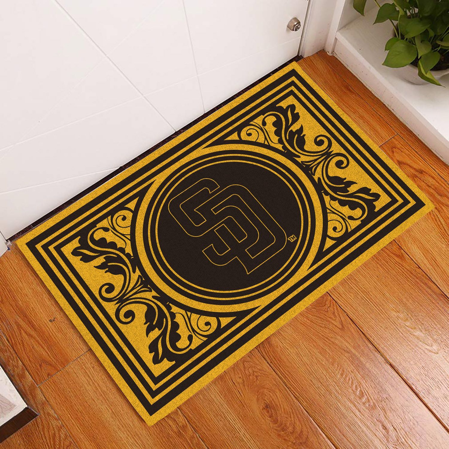 San-Diego-Padres-Funny-Luxury-Front-Entrance-Doormat-Indoor-DM1436 San Diego Padres Funny Luxury Front Entrance Doormat Indoor DM1436