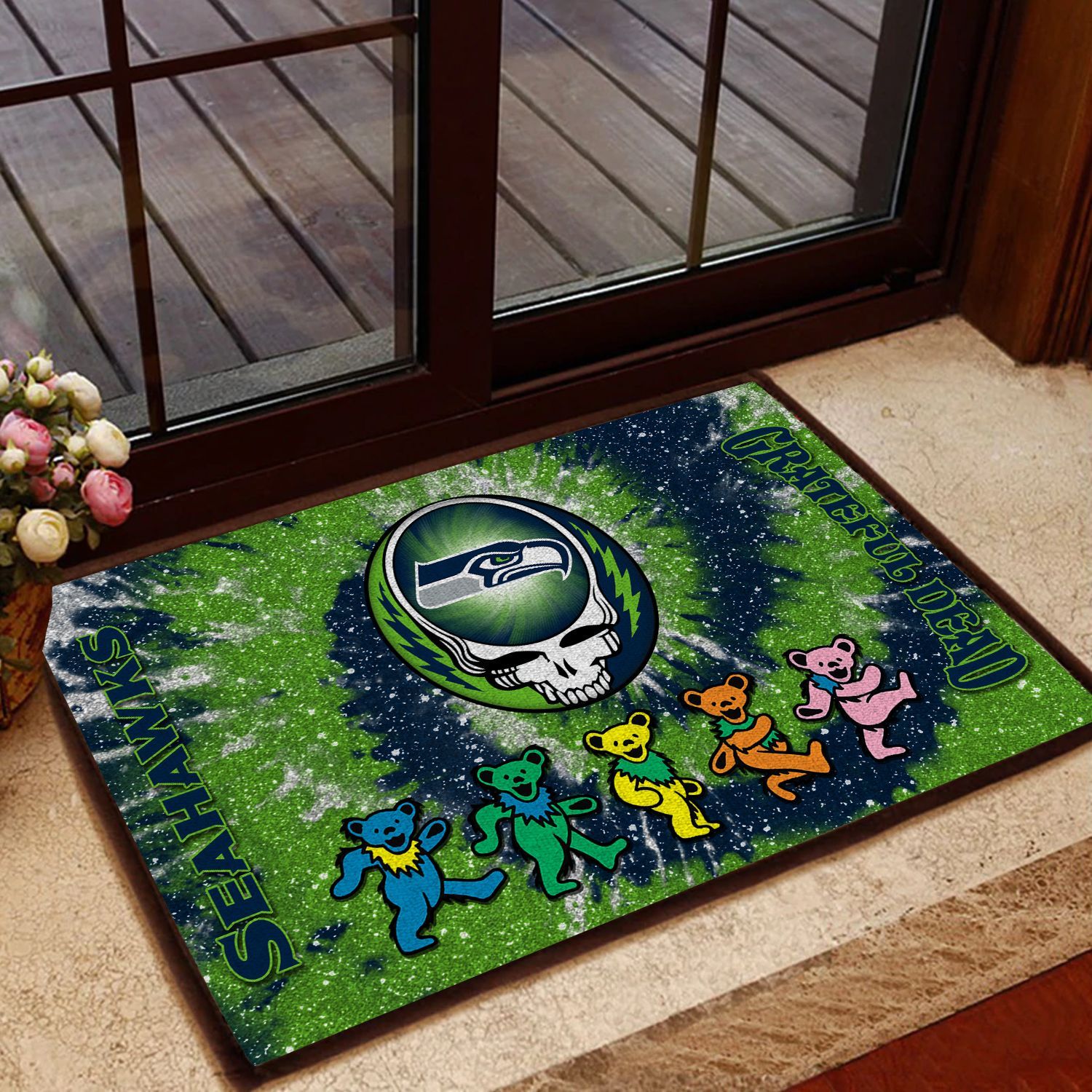Seattle-Seahawks-3D-Doormats-NFL-Gd-Band-DM1154 Seattle Seahawks 3D Doormats NFL Gd Band DM1154