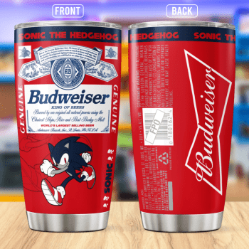 Sonic Budweiser Stainless Steel Tumbler 20oz