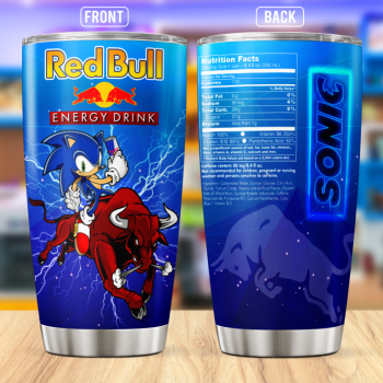 Sonic Red Bull Stainless Steel Tumbler 20oz