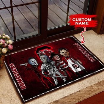 South Carolina Gamecocks 3D Doormats Halloween NCAA Custom Name DM1027