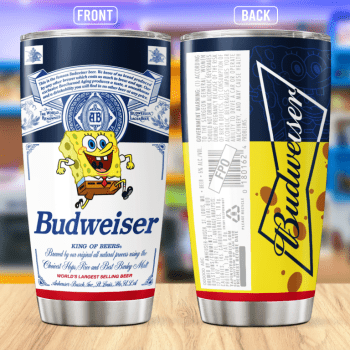 Spongebob Budweiser Stainless Steel Tumbler 20oz