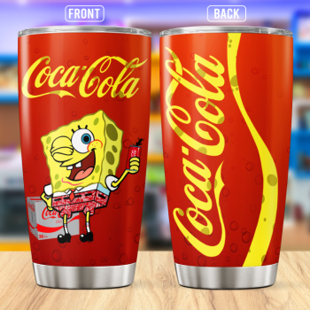 Spongebob Coca Cola Stainless Steel Tumbler 20oz
