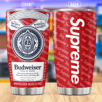 Supreme Budweiser Stainless Steel Tumbler 20oz
