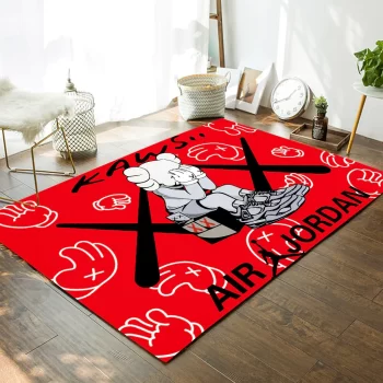 Supreme Kaws New Fashion Area Rug Carpet Living Room Rug Decor RR2800