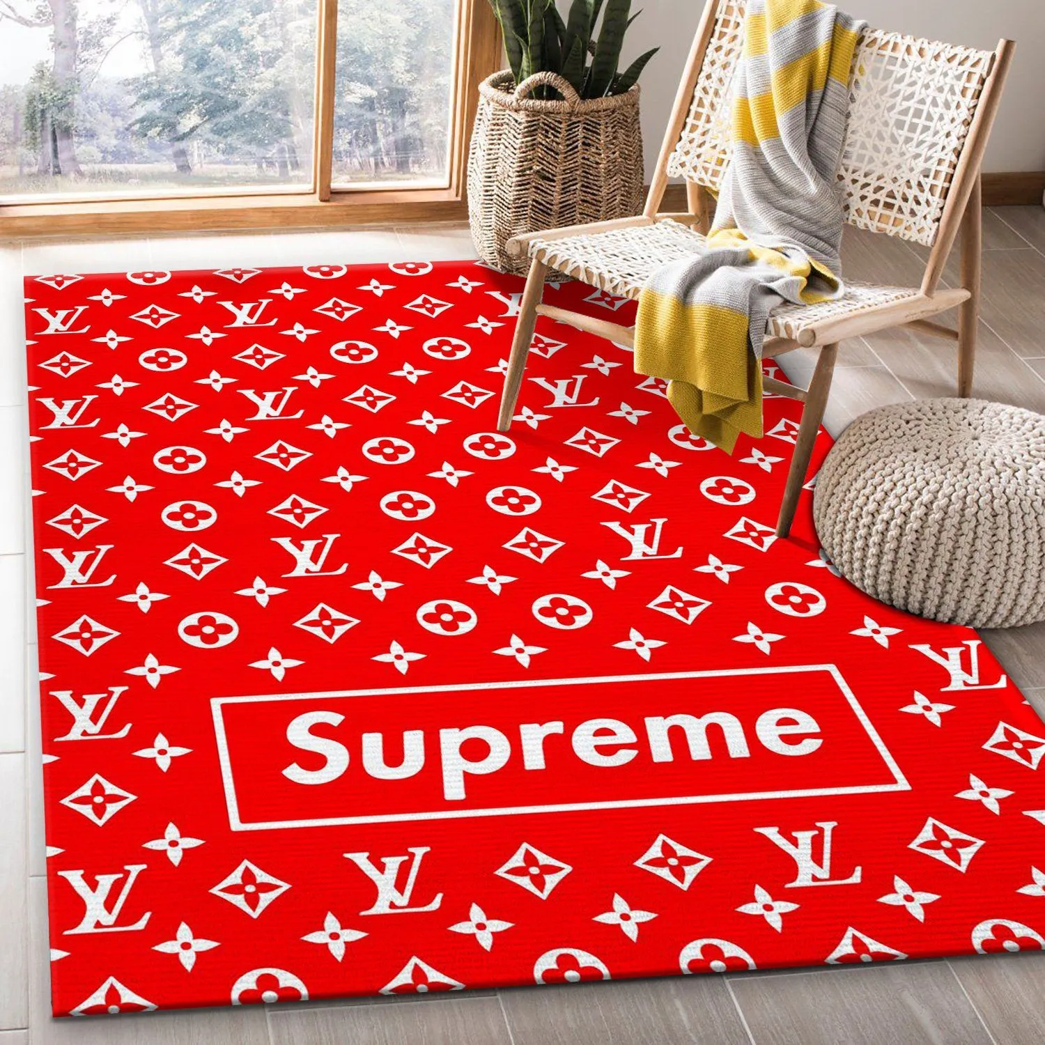 Supreme-Lv-Red-Area-Rug-Living-Room-Rug-Christmas-Gift-Decor-RR2929 Supreme Lv Red Area Rug Living Room Rug Christmas Gift Decor RR2929