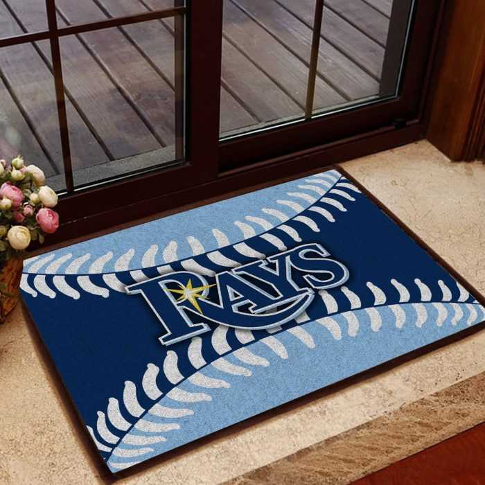 Tampa-Bay-Rays-Baseball-Luxury-Front-Entrance-Doormat-Indoor-DM1481 Tampa Bay Rays Baseball Luxury Front Entrance Doormat Indoor DM1481