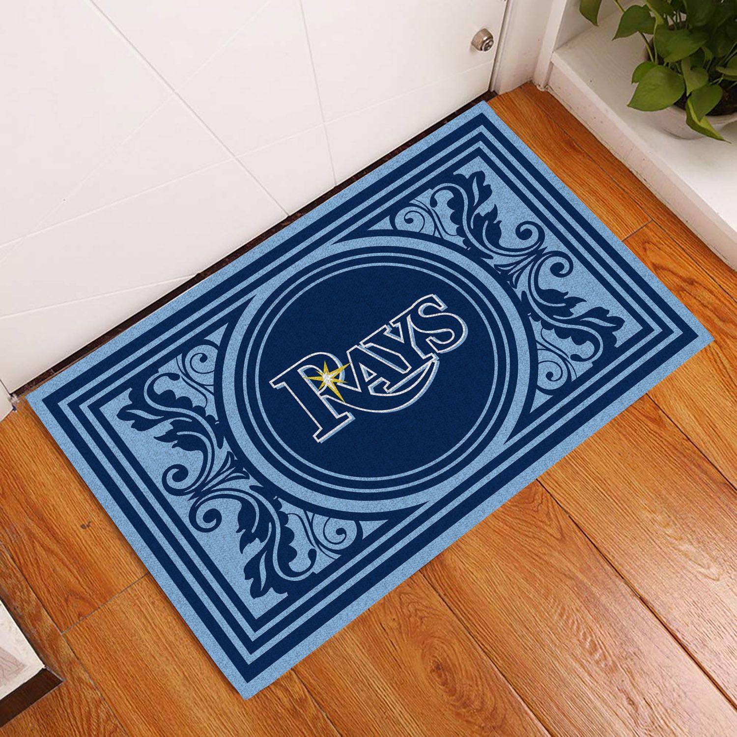 Tampa-Bay-Rays-Funny-Luxury-Front-Entrance-Doormat-Indoor-DM1449 Tampa Bay Rays Funny Luxury Front Entrance Doormat Indoor DM1449