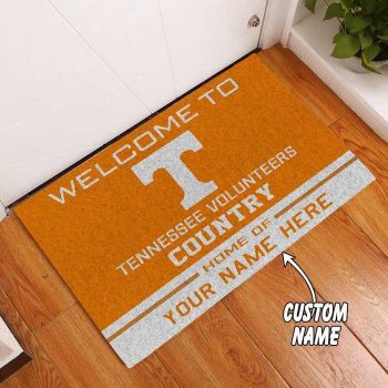 Tennessee Volunteers Country Custom Name Funny Luxury Front Entrance Doormat Welcome Mat DM1984