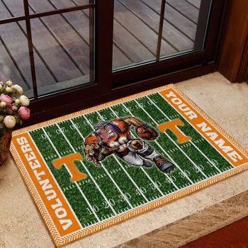 Tennessee Volunteers Football Home Field Mascot Custom Doormat DM1336