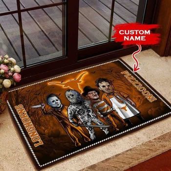 Texas Longhorns 3D Doormats Halloween NCAA Custom Name DM1032